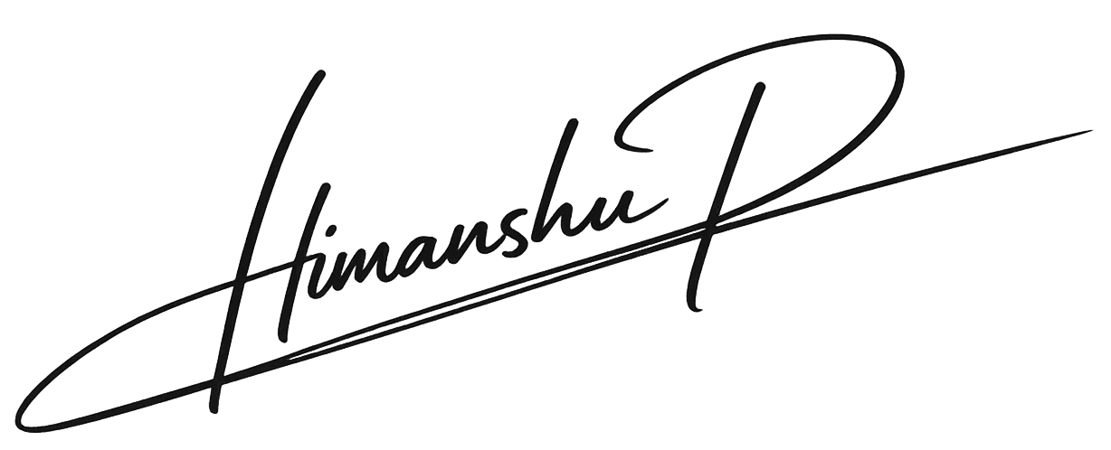 Himanshu's signature
