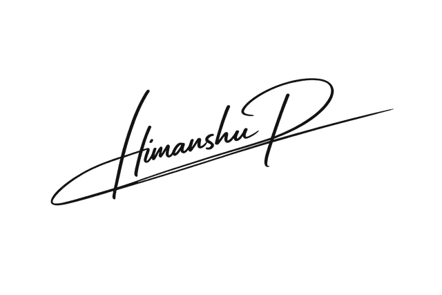 Himanshu's signature